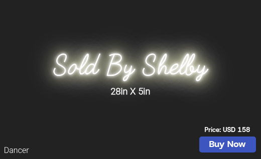 CUSTOM NEON SIGN FOR KDMAX1959
