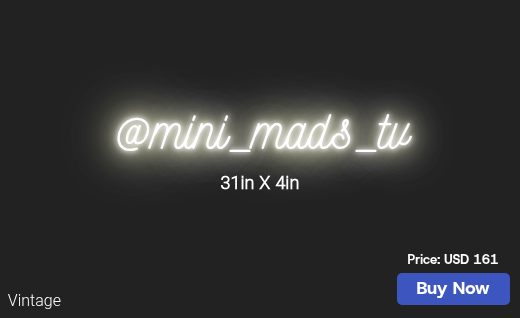 CUSTOM NEON SIGN FOR Jdjmadison