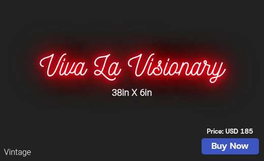 CUSTOM NEON SIGN FOR Victoria
