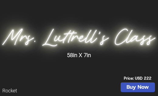 CUSTOM NEON SIGN FOR Office