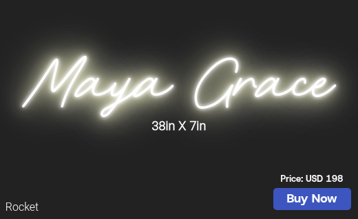 CUSTOM NEON SIGN FOR Sthomas917