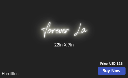 CUSTOM NEON SIGN FOR Larontea