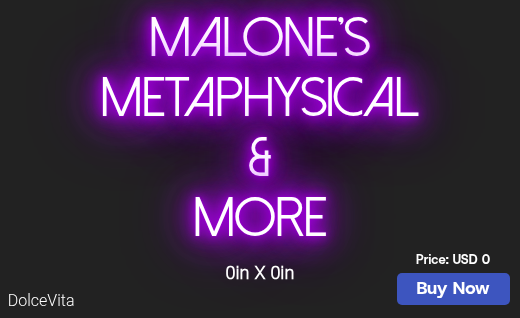 CUSTOM NEON SIGN FOR Malonesmetaphysics