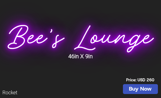 CUSTOM NEON SIGN FOR Jackiebee73