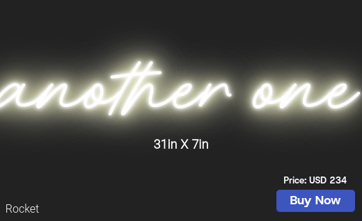CUSTOM NEON SIGN FOR Mtalal