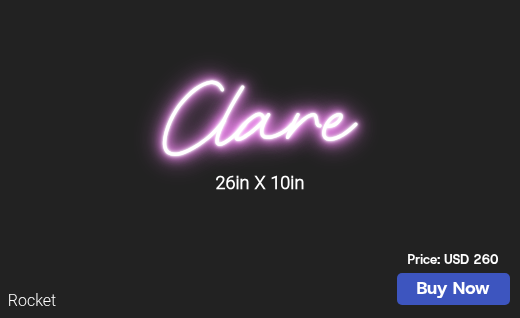 CUSTOM NEON SIGN FOR Cqlbrown