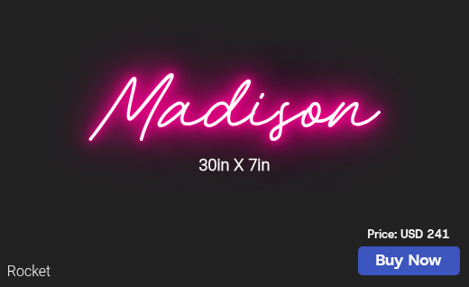 CUSTOM NEON SIGN FOR Nancy
