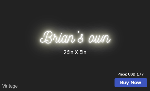 CUSTOM NEON SIGN FOR Ansarinicole