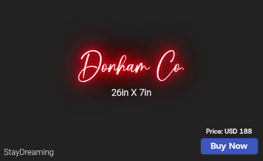 CUSTOM NEON SIGN FOR Ls 0501