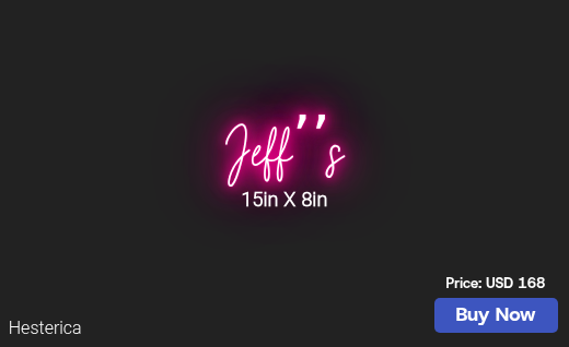 CUSTOM NEON SIGN FOR Jbkstpaul