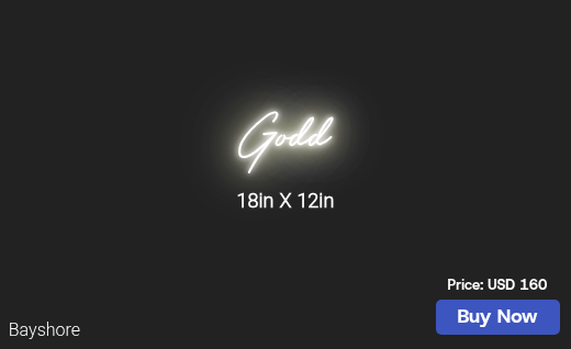 CUSTOM NEON SIGN FOR Praisejah2222