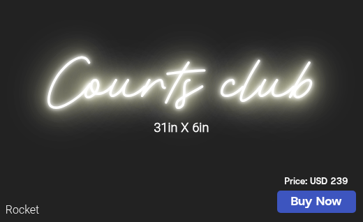 CUSTOM NEON SIGN FOR Thebillybuck111
