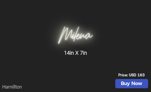 CUSTOM NEON SIGN FOR Ajolibois89