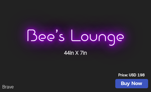 CUSTOM NEON SIGN FOR Jackiebee73