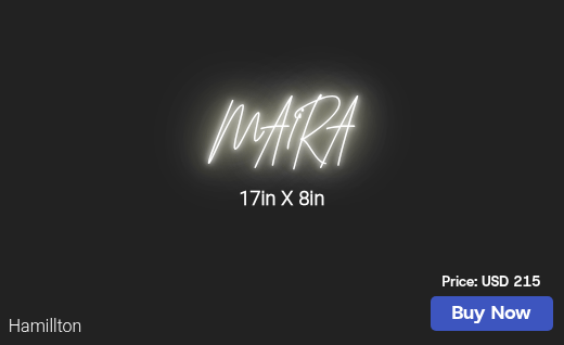 CUSTOM NEON SIGN FOR Mayomaxra141
