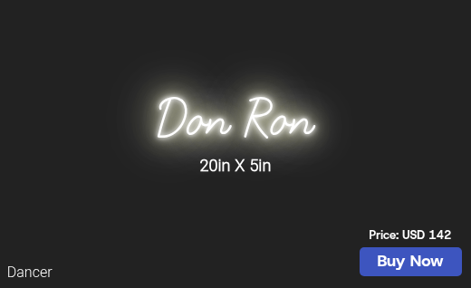CUSTOM NEON SIGN FOR Rsdbrown28