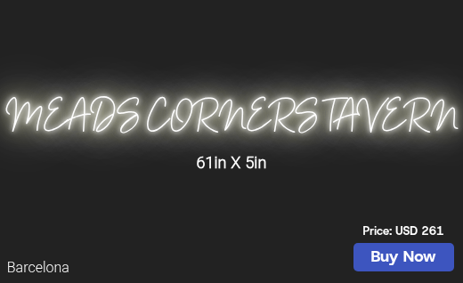 CUSTOM NEON SIGN FOR Kawczakben