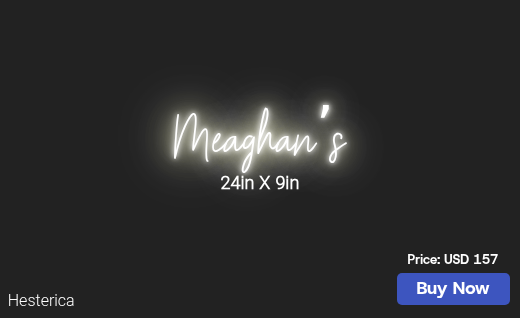 CUSTOM NEON SIGN FOR Jodiburns999