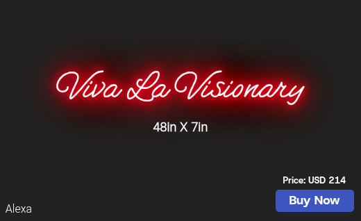 CUSTOM NEON SIGN FOR Victoria