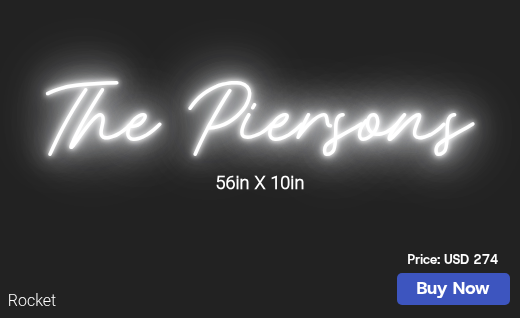 CUSTOM NEON SIGN FOR Peanut11 29