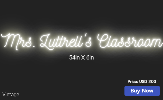 CUSTOM NEON SIGN FOR Office