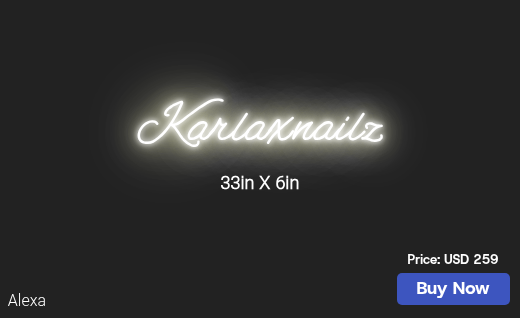 CUSTOM NEON SIGN FOR Grramirez2008