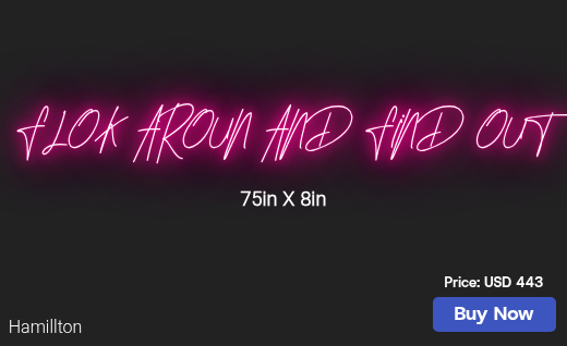 CUSTOM NEON SIGN FOR Remohler14