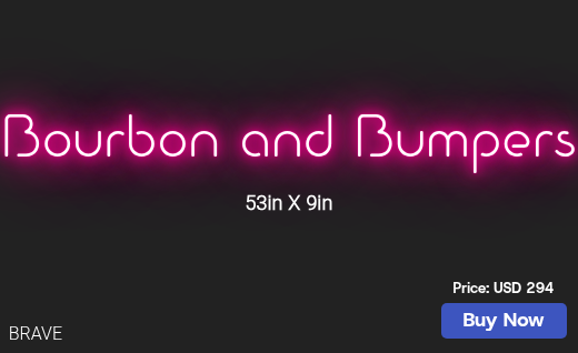 CUSTOM NEON SIGN FOR Brewer524