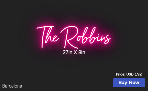 CUSTOM NEON SIGN FOR Mholbrook2503