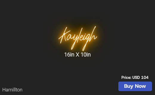 CUSTOM NEON SIGN FOR Nikkicoda