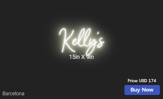 CUSTOM NEON SIGN FOR Kesmith081882