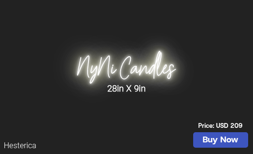 CUSTOM NEON SIGN FOR Ninadennine334