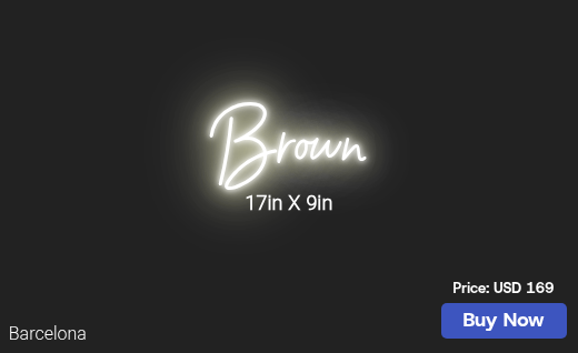 CUSTOM NEON SIGN FOR Branchingout Mlw