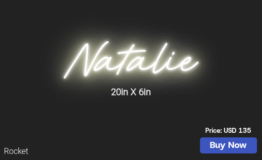 CUSTOM NEON SIGN FOR Sseerdat