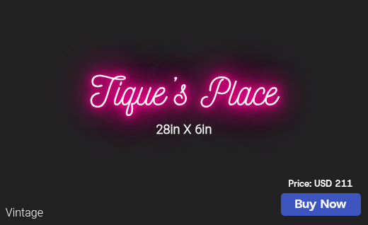 CUSTOM NEON SIGN FOR Mperry639