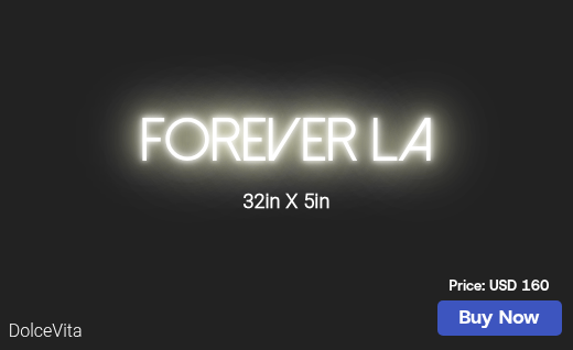 CUSTOM NEON SIGN FOR Larontea