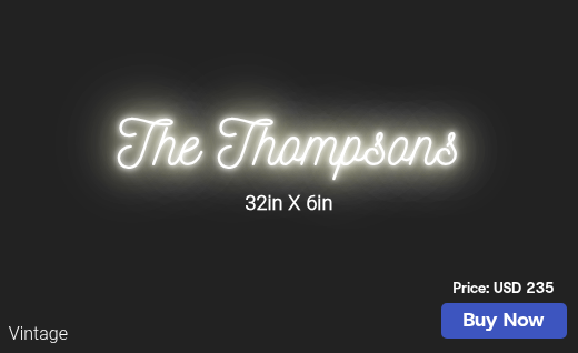CUSTOM NEON SIGN FOR Tori Gaskins