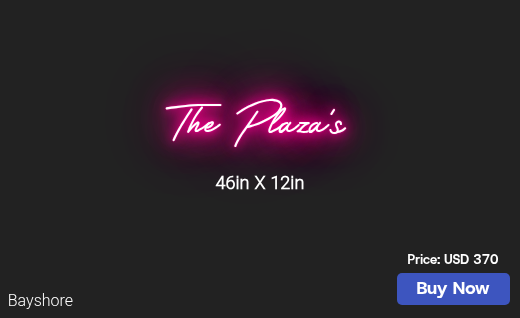 CUSTOM NEON SIGN FOR Cohl Plaza