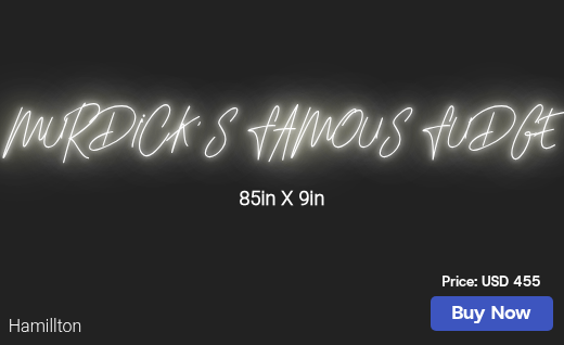 CUSTOM NEON SIGN FOR Johnmurdick