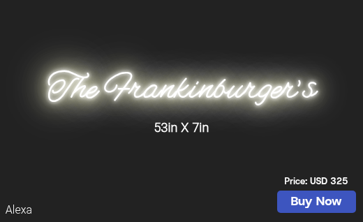 CUSTOM NEON SIGN FOR Sarelizpalm