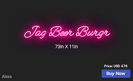 CUSTOM NEON SIGN FOR Montanastraight