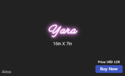 CUSTOM NEON SIGN FOR Lakyrastreet