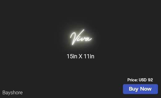 CUSTOM NEON SIGN FOR Victoria