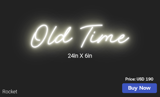 CUSTOM NEON SIGN FOR Oldtimephotospf