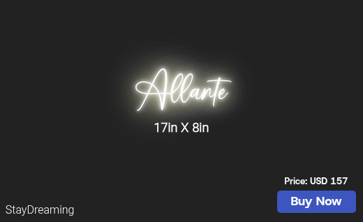 CUSTOM NEON SIGN FOR Tokens Puzzle 1y
