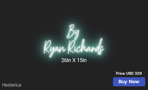 CUSTOM NEON SIGN FOR Ryanlrichards1