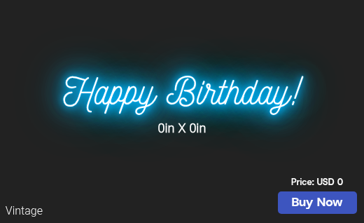 CUSTOM NEON SIGN FOR Lld813