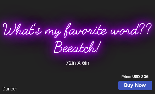 CUSTOM NEON SIGN FOR Jenasis0975