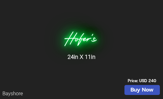 CUSTOM NEON SIGN FOR Larsonss24
