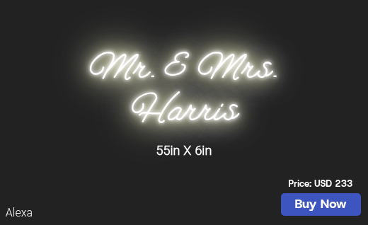 CUSTOM NEON SIGN FOR Melindaharris3382